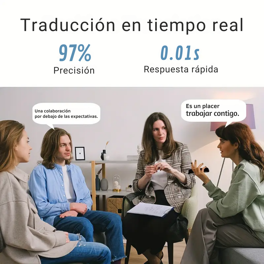 Traductor de Idiomas Portátil ten una Comunicación Instantánea en Viajes y Negocios