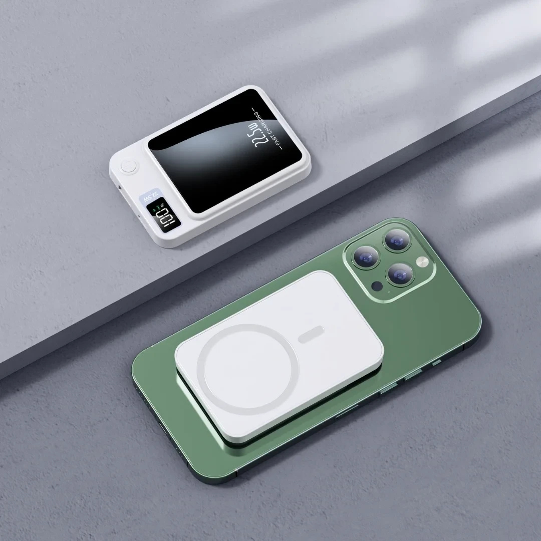 Cargador inalámbrico magnetico de 10000 mAh multifuncional