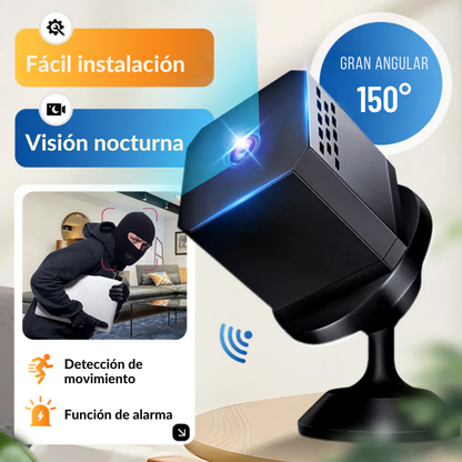 Mini Cámara con Visión Gran Angular y detección de movimiento®
