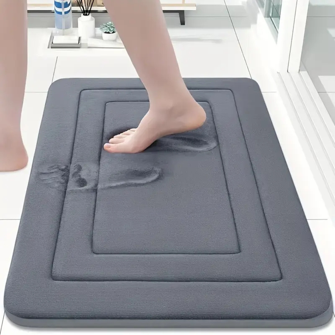 Alfombra de baño vintage absorbente y antideslizante