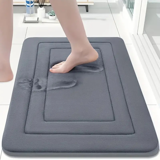 Alfombra de baño vintage absorbente y antideslizante