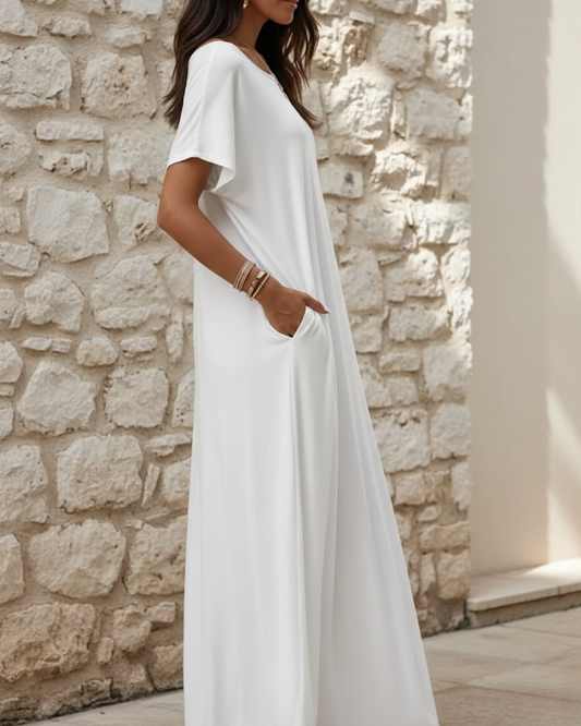 Vestido Holgado de Hombros Caídos Para Mujer®