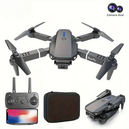 E88 PRO Dron con cámara HD doble y retorno automático de un toque
