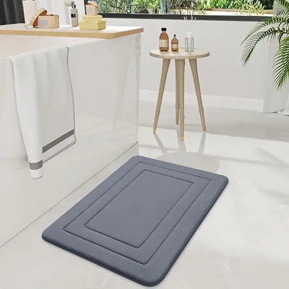 Alfombra de baño vintage absorbente y antideslizante