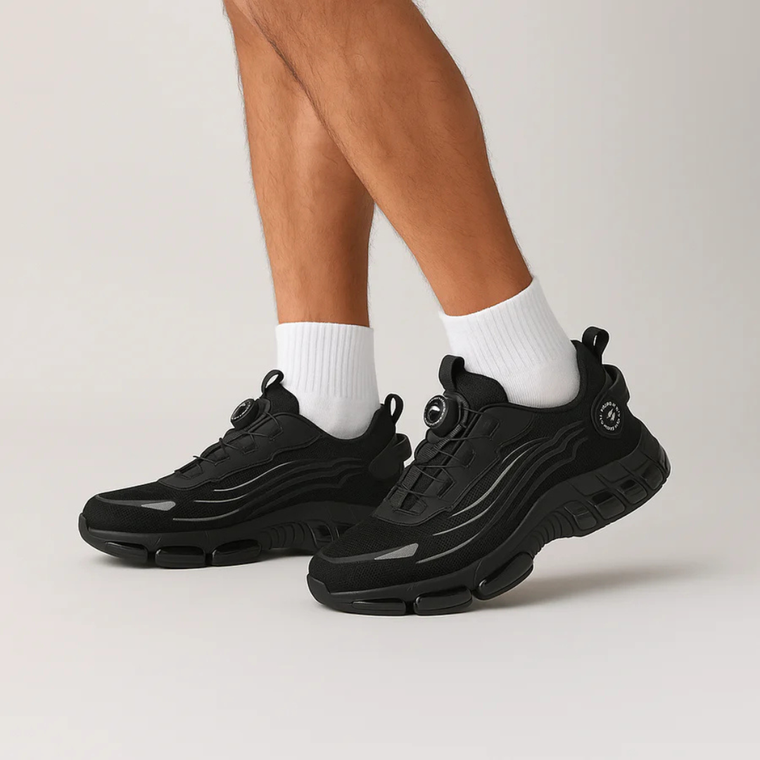 Zapatos cómodos con punta de acero y ajuste seguro para hombre