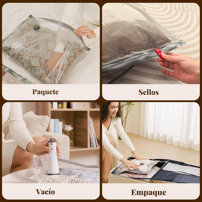 Bolsas de almacenamiento al vacío para viajes®