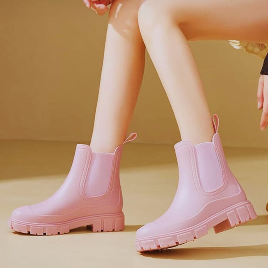 Botas impermeables para mujer con suela antideslizante